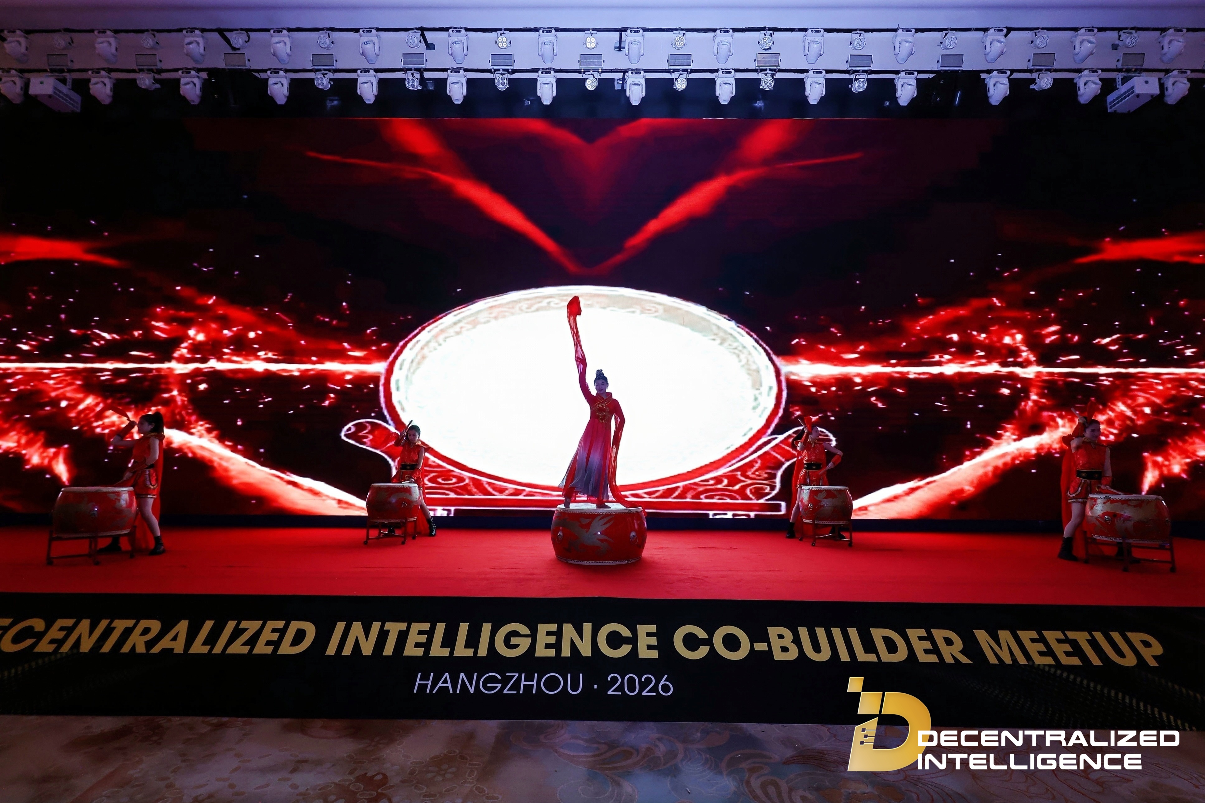 The opening performance at the DI Co-Builder Meetup in Hangzhou.